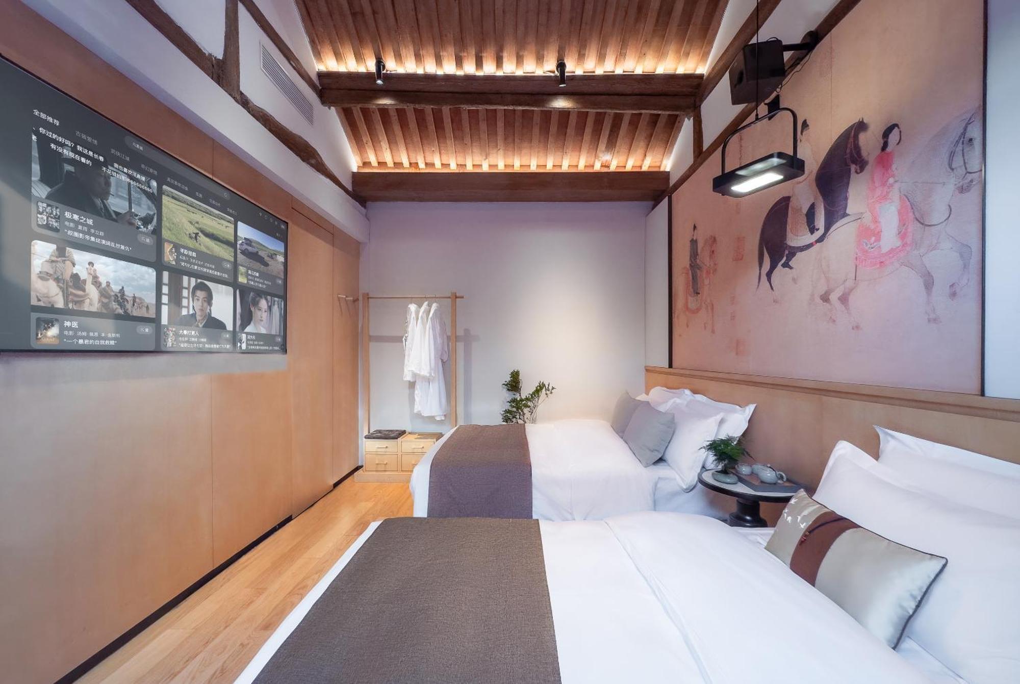 Xinxiang Yayuan Beijing Sihe Courtyard With Sky Garden Terrace Near Tiananmen Square Forbidden City Wangfujing Pedestrian Street And The Subway Buitenkant foto