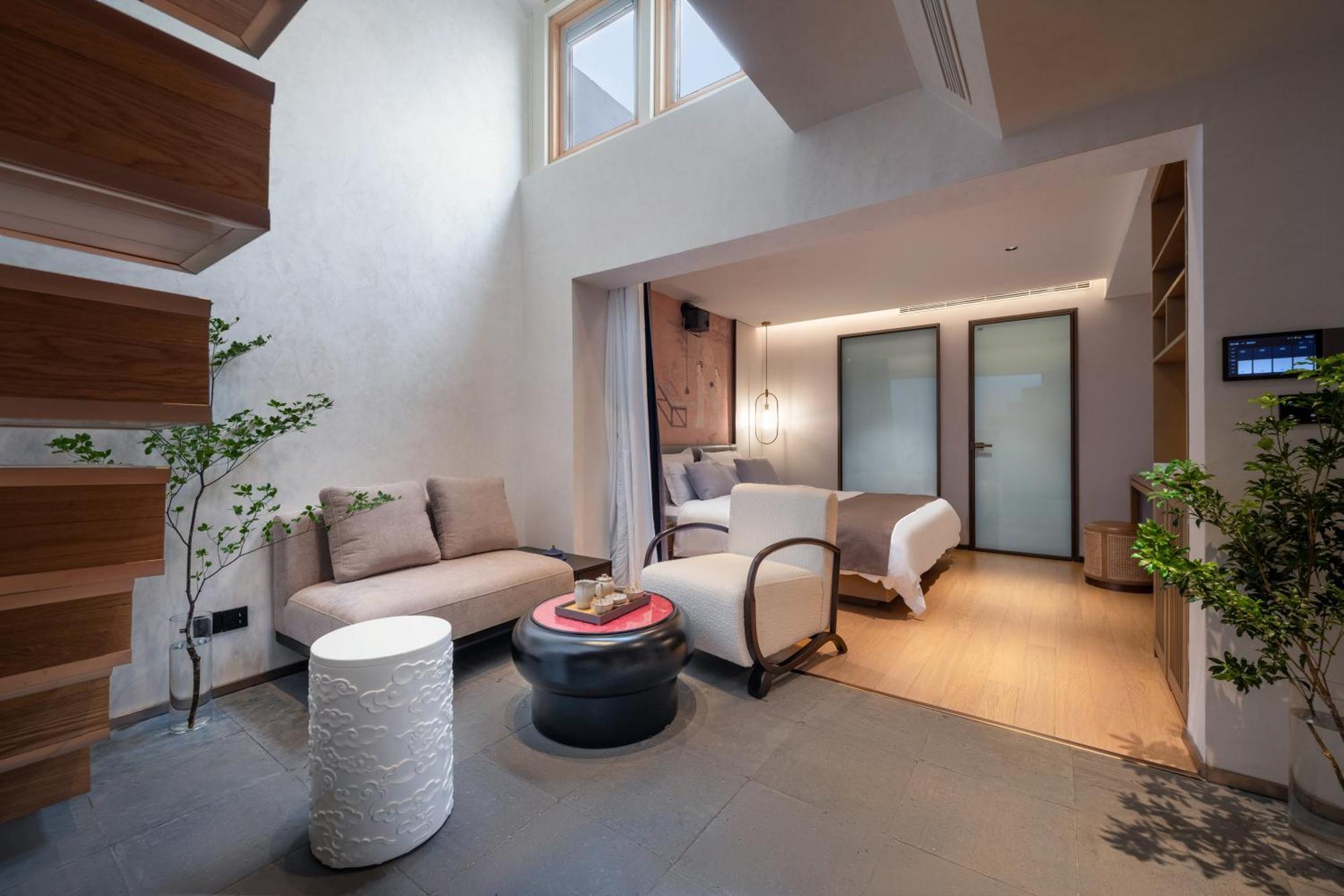 Xinxiang Yayuan Beijing Sihe Courtyard With Sky Garden Terrace Near Tiananmen Square Forbidden City Wangfujing Pedestrian Street And The Subway Buitenkant foto
